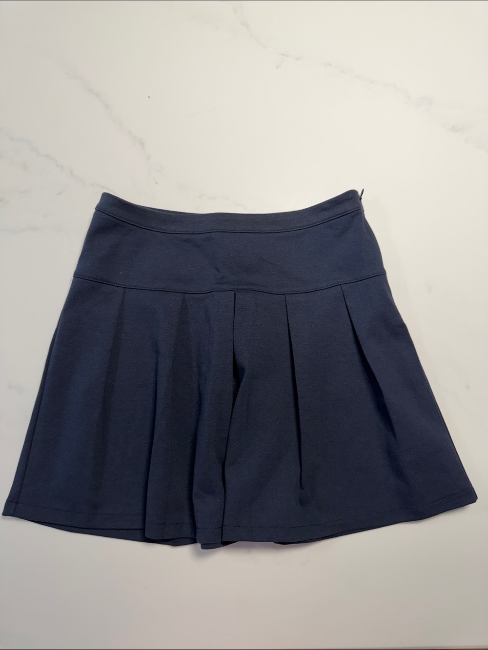 Gap Kids Girls’ Navy Pleated Stretch Skirt
